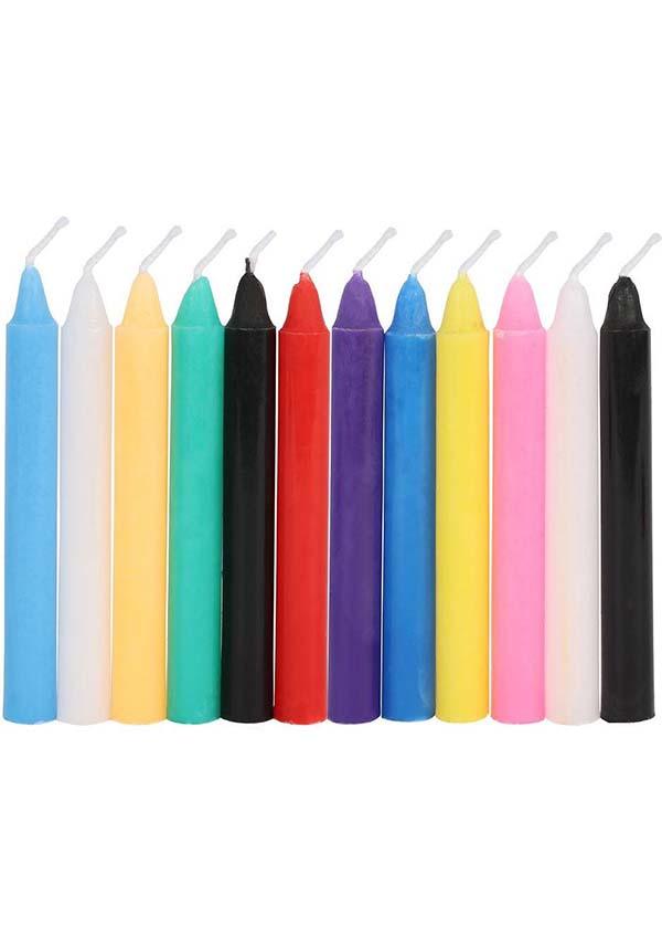 Mixed Spell | CANDLES [PACK OF 12] - Beserk - all, aug19, black, candle, candles, CANSPELW, clickfrenzy15-2023, discountapp, fp, gothic, gothic gifts, gothic homewares, halloween, halloween homewares, home, homeware, homewares, malmar, somethingdifferent, witchcraft