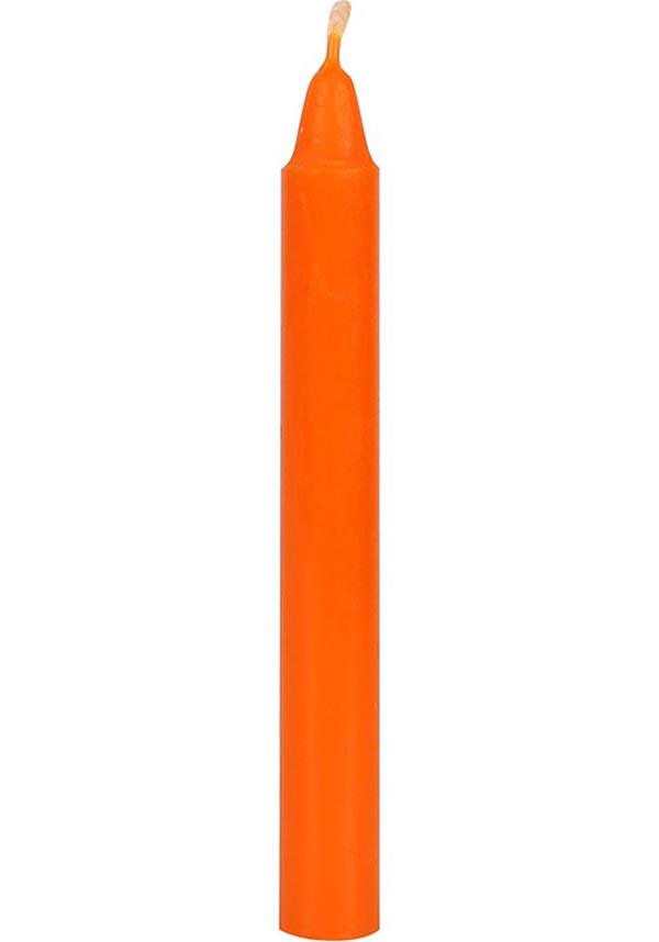 Orange Confidence Spell | CANDLES [PACK OF 12]* - Beserk - all, aug19, candle, candles, clickfrenzy15-2023, discountapp, eofy2023, eofy2023wed21-20, gothic gifts, gothic homewares, home, homeware, homewares, labelvegan, magic, magical, orange, sale, somethingdifferent, vegan, witch, witchcraft, witches