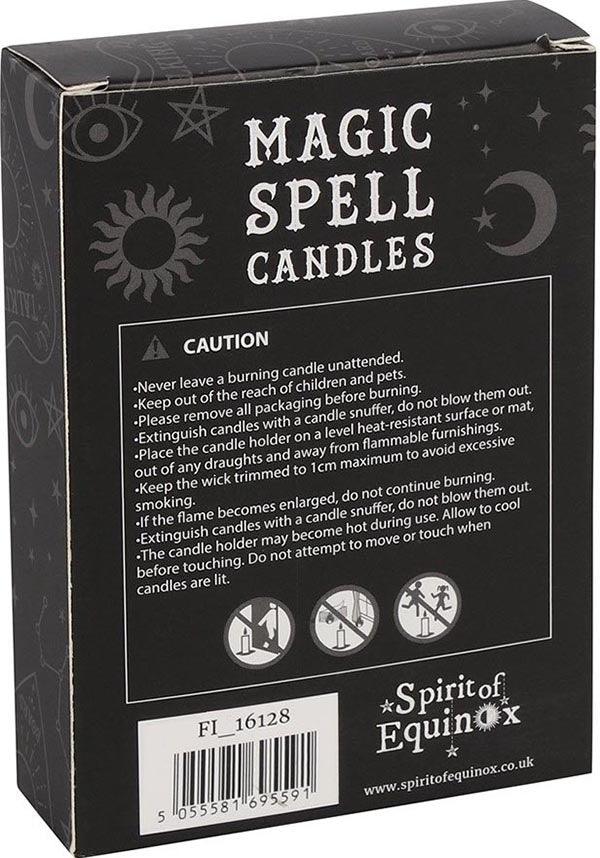 Protection [Black] | SPELL CANDLES [PACK OF 12] - Beserk - all, black, candle, candles, CANSPELW, clickfrenzy15-2023, discountapp, fp, gothic, gothic gifts, gothic homewares, halloween, halloween homewares, home, homeware, homewares, labelvegan, lighting, magic, magical, malmar, mar19, somethingdifferent, vegan, witchcraft