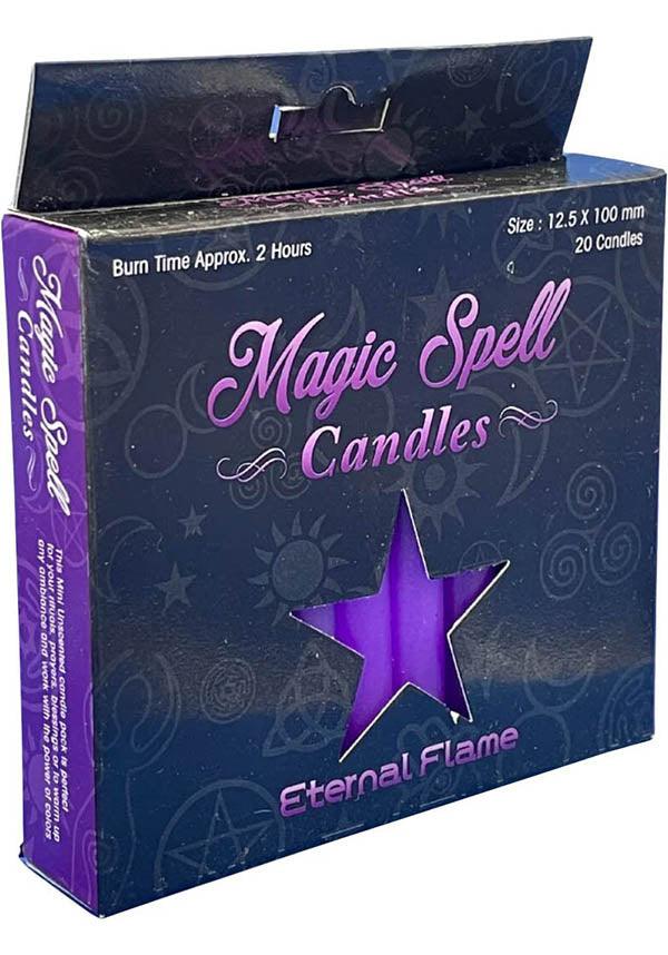 Eternal Flame [Purple] | SPELL CANDLE - Beserk - all, altar, candle, candles, clickfrenzy15-2023, cpgstinc, discountapp, fp, gift, gift idea, gift ideas, gifts, goth, gothic, gothic gifts, gothic homewares, home, homeware, homewares, koshop, labelvegan, magic, magic spell candles, magical, magick, may21, occult, purple, ritual, spell, spells, vegan, wiccan, witch, witchcraft, witches, witchy