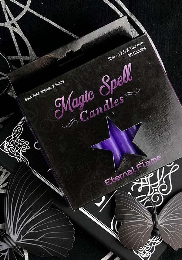 Eternal Flame [Purple] | SPELL CANDLE - Beserk - all, altar, candle, candles, clickfrenzy15-2023, cpgstinc, discountapp, fp, gift, gift idea, gift ideas, gifts, goth, gothic, gothic gifts, gothic homewares, home, homeware, homewares, koshop, labelvegan, magic, magic spell candles, magical, magick, may21, occult, purple, ritual, spell, spells, vegan, wiccan, witch, witchcraft, witches, witchy