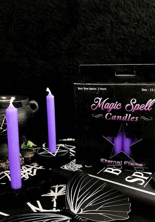Eternal Flame [Purple] | SPELL CANDLE - Beserk - all, altar, candle, candles, clickfrenzy15-2023, cpgstinc, discountapp, fp, gift, gift idea, gift ideas, gifts, goth, gothic, gothic gifts, gothic homewares, home, homeware, homewares, koshop, labelvegan, magic, magic spell candles, magical, magick, may21, occult, purple, ritual, spell, spells, vegan, wiccan, witch, witchcraft, witches, witchy