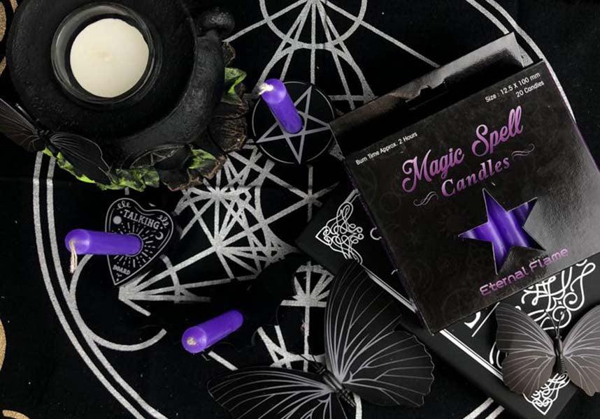 Eternal Flame [Purple] | SPELL CANDLE - Beserk - all, altar, candle, candles, clickfrenzy15-2023, cpgstinc, discountapp, fp, gift, gift idea, gift ideas, gifts, goth, gothic, gothic gifts, gothic homewares, home, homeware, homewares, koshop, labelvegan, magic, magic spell candles, magical, magick, may21, occult, purple, ritual, spell, spells, vegan, wiccan, witch, witchcraft, witches, witchy
