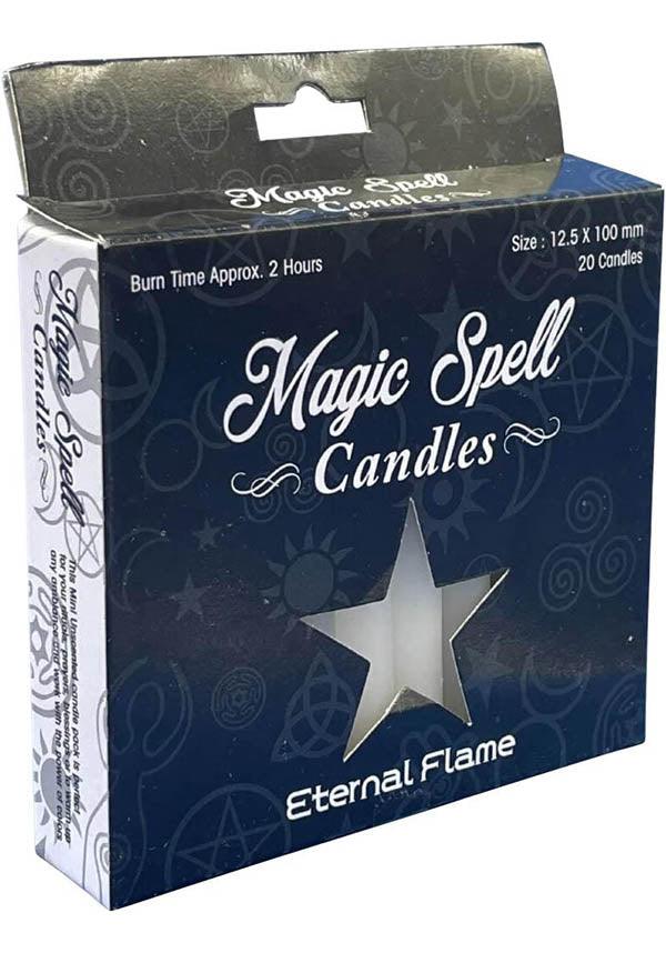 Eternal Flame [White] | SPELL CANDLE - Beserk - all, altar, black, candle, candles, clickfrenzy15-2023, cpgstinc, discountapp, fp, gift, gift idea, gift ideas, gifts, goth, gothic, gothic gifts, gothic homewares, home, homeware, homewares, koshop, labelvegan, magic, magic spell candles, magical, magick, may21, occult, ritual, spell, spells, vegan, white, wiccan, witch, witchcraft, witches, witchy