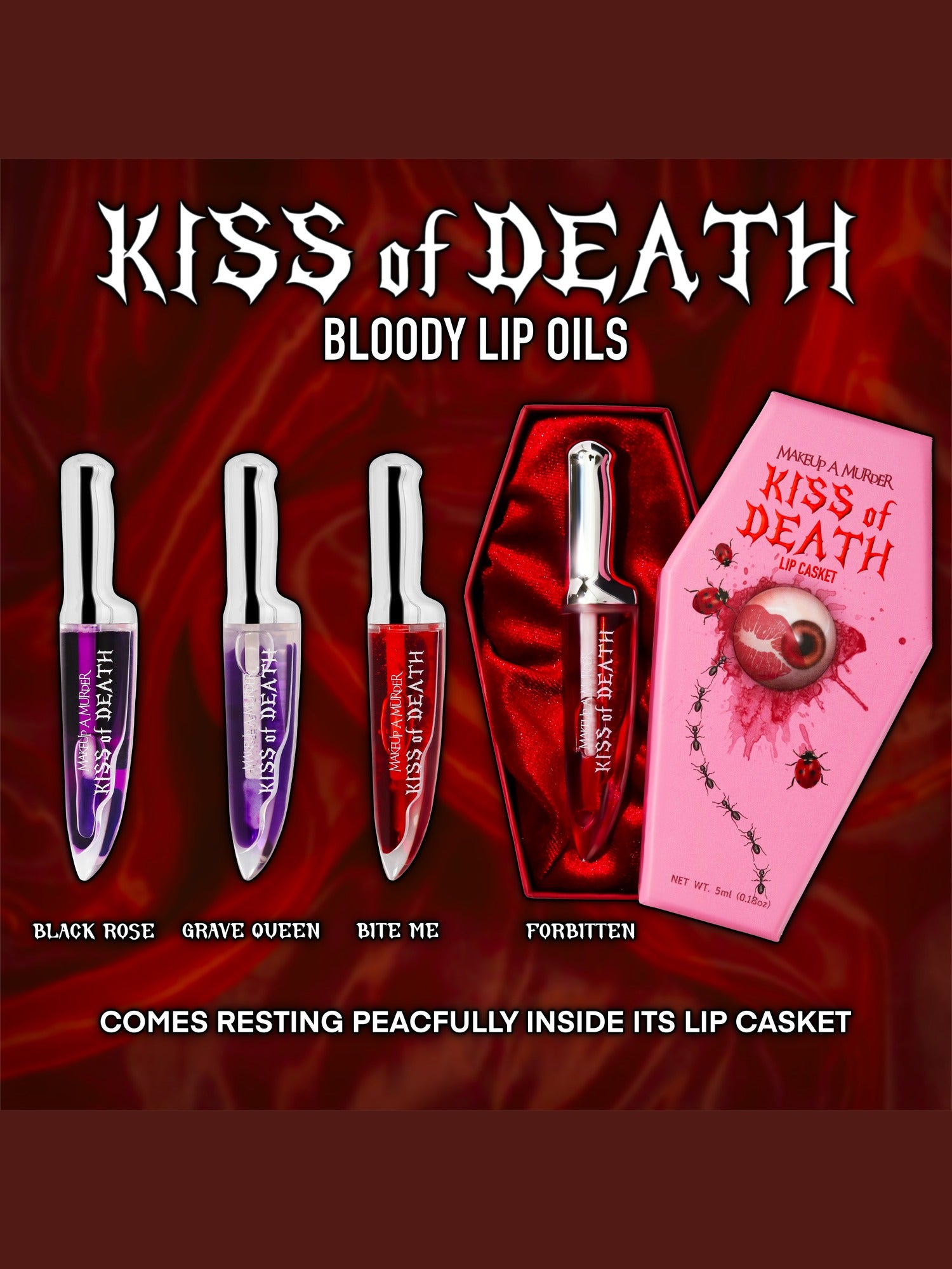 Kiss Of Death [Bite Me] Bloody | LIP OIL | Beserk Australia