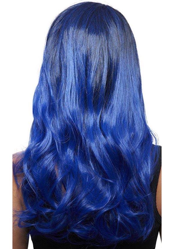 After Midnight Ombre Queen Bitch | WIG - Beserk - accessories, all, blue, clickfrenzy15-2023, colour:blue, cosmetics, cosplay, costume, cpgstinc, curled, curls, curly, dark blue, discountapp, fp, hair, hair accessories, hair blue, halloween, halloween cosmetics, halloween costume, hats and hair, ladies accessories, manic panic hair, may22, R100522, SMI5000007755, smiffys, wavy, wig, wigs
