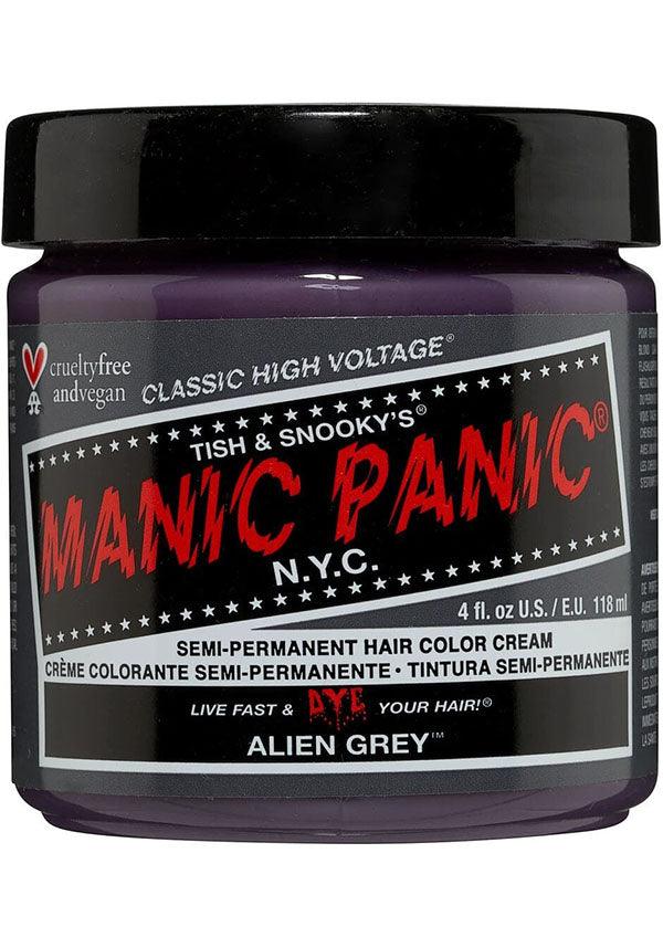 Alien Grey | CLASSIC COLOUR - Beserk - all, clickfrenzy15-2023, cosmetics, cpgstinc, discountapp, ebaymp, fp, goth, grey, hair, hair colour, hair dye, hair dyes, hair grey, labelvegan, manic panic, manic panic hair, vegan