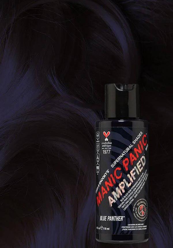 Blue Panther | AMPLIFIED COLOUR - Beserk - all, clickfrenzy15-2023, cosmetics, discountapp, fp, googleshopping, hair, hair blue, hair color, hair colour, hair colours, hair dye, hair dyes, hair violet, jan23, labelvegan, manic panic, manic panic cosmetics, manic panic hair, MP0155344, R260123, vegan