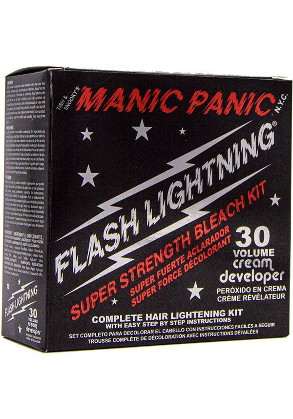 Flash Lightning | BLEACH KIT [30 VOL] - Beserk - all, apr20, black, bleach, clickfrenzy15-2023, cpgstinc, discountapp, fp, hair, hair colour, hair dye, hair dyes, hair products, labelvegan, manic panic, manic panic hair, rainbow hair, vegan
