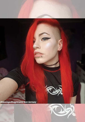 Pillarbox Red | CLASSIC COLOUR - Beserk - all, clickfrenzy15-2023, cosmetics, cpgstinc, discountapp, dye, ebaymp, fp, hair colour, hair dye, hair red, labelvegan, manic panic, manic panic hair, rainbow, red, vegan