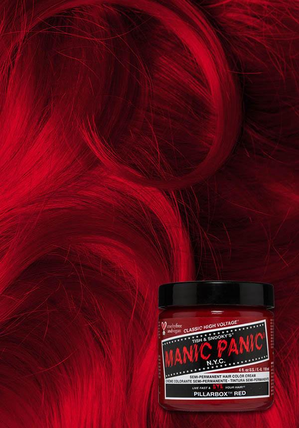 Pillarbox Red | CLASSIC COLOUR - Beserk - all, clickfrenzy15-2023, cosmetics, cpgstinc, discountapp, dye, ebaymp, fp, hair colour, hair dye, hair red, labelvegan, manic panic, manic panic hair, rainbow, red, vegan
