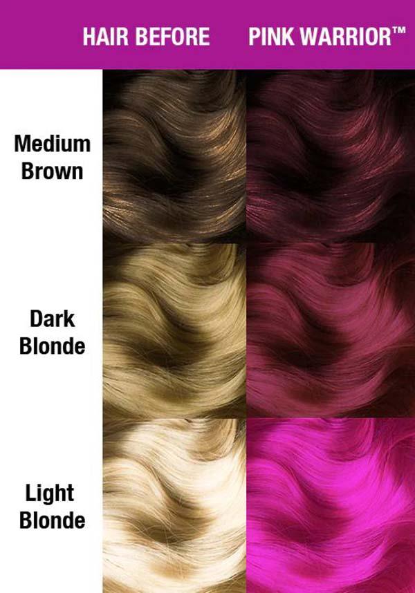 Pink Warrior | AMPLIFIED COLOUR - Beserk - all, bright pink, clickfrenzy15-2023, colour:pink, cosmetics, dec20, discountapp, dye, dyes, fp, hair, hair colour, hair colours, hair dye, hair dyes, hair pink, hair products, hot pink, labelvegan, manic panic, manic panic hair, mermaid, pink, rainbow hair, vegan