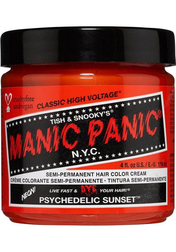Psychedelic Sunset | CLASSIC COLOUR - Beserk - all, clickfrenzy15-2023, cosmetics, cpgstinc, discountapp, dye, ebaymp, fp, hair colour, hair dye, hair orange, labelvegan, manic panic, manic panic hair, orange, phsychedelic, rainbow, vegan