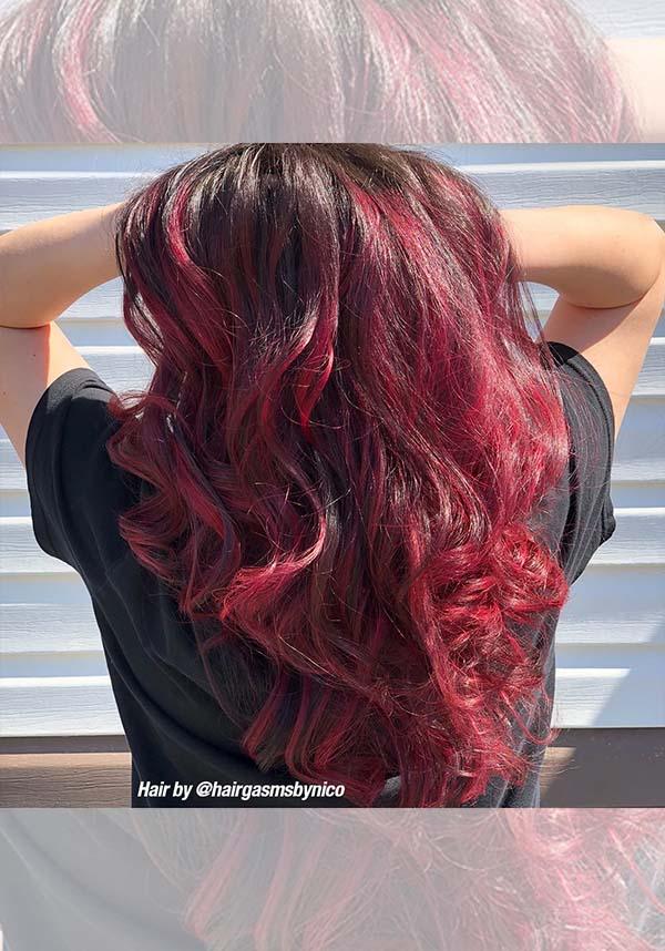 Red Velvet Semi-Permanent | HAIR COLOUR - Beserk - all, apr19, clickfrenzy15-2023, cosmetics, cpgstinc, discountapp, dye, fp, hair, hair colour, hair dye, hair red, labeluvreactive, labelvegan, manic panic, manic panic hair, rainbow, uv, uv reactive, uvreactive, uvreactive1, vegan