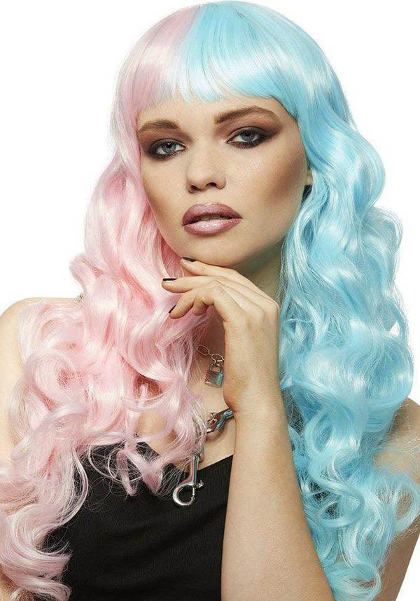 Siren [Cotton Candy Angel] | WIG* - Beserk - all, bangs, blue, clickfrenzy15-2023, cosmetics, cosplay, costume, cpgstinc, curled, curls, curly, discountapp, eofy2022, eofysale17062022-20, fp, fringe, hair, hair dye, halloween, halloween cosmetics, halloween costume, hats and hair, ladies, manic panic, panic panic hair, pastel, pastel goth, pink, R260921, sep21, SMI5000007447, smiffys, split, wig, wigs