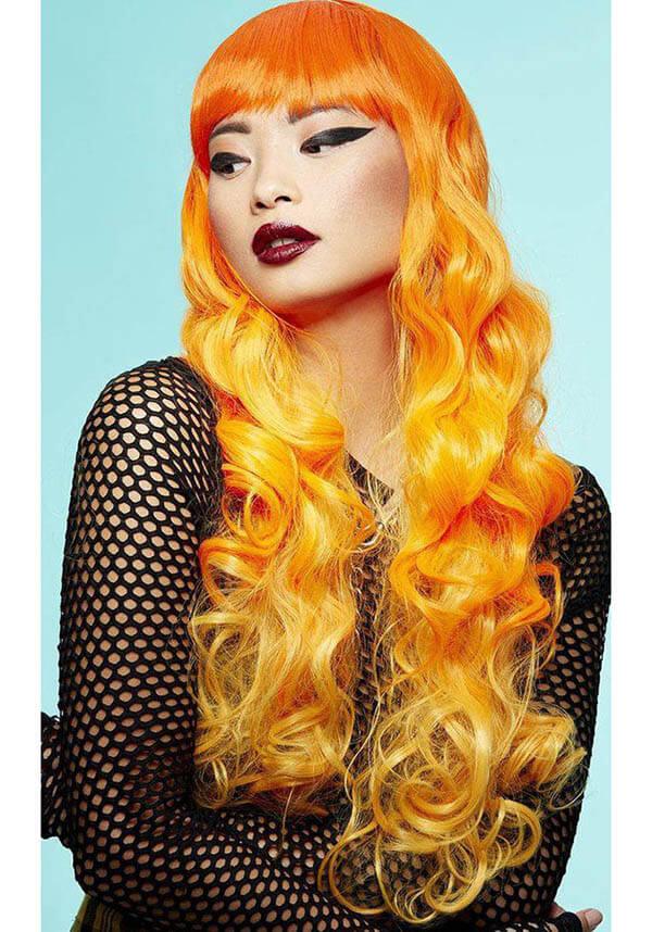 Siren [Psychedelic Sunrise] | WIG - Beserk - all, bangs, clickfrenzy15-2023, cosmetics, cosplay, costume, cpgstinc, discountapp, fp, fringe, hair, hair accessories, hair orange, hair products, halloween, halloween cosmetics, halloween costume, hats and hair, ladies, manic panic, ombre, orange, panic panic hair, R260921, sep21, SMI5000007447, smiffys, wig, wigs