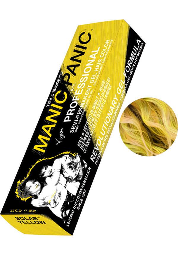 Solar Yellow Semi-Permanent | HAIR COLOUR - Beserk - all, apr19, clickfrenzy15-2023, cosmetics, cpgstinc, discountapp, dye, fp, hair, hair colour, hair dye, hair yellow, labelvegan, manic panic, manic panic hair, mermaid, vegan, yellow