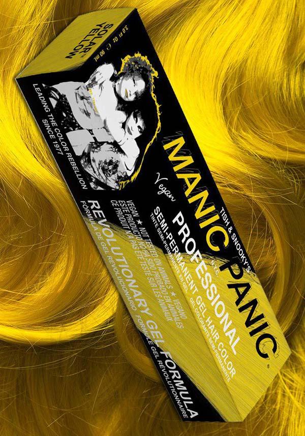 Solar Yellow Semi-Permanent | HAIR COLOUR - Beserk - all, apr19, clickfrenzy15-2023, cosmetics, cpgstinc, discountapp, dye, fp, hair, hair colour, hair dye, hair yellow, labelvegan, manic panic, manic panic hair, mermaid, vegan, yellow