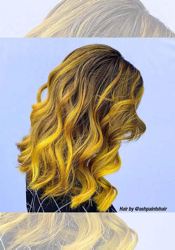 Solar Yellow Semi-Permanent | HAIR COLOUR - Beserk - all, apr19, clickfrenzy15-2023, cosmetics, cpgstinc, discountapp, dye, fp, hair, hair colour, hair dye, hair yellow, labelvegan, manic panic, manic panic hair, mermaid, vegan, yellow