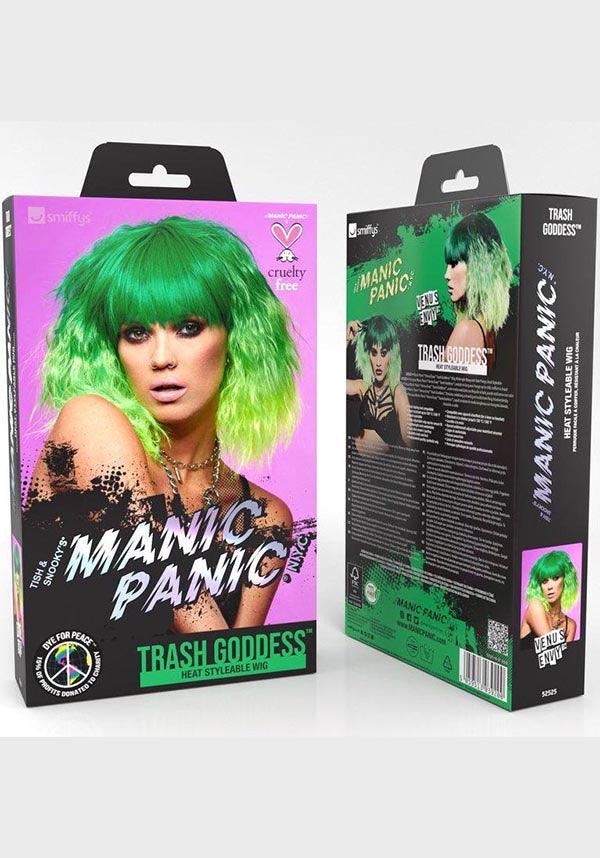 Trash Goddess [Venus Envy] | WIG* - Beserk - all, bangs, clickfrenzy15-2023, cosmetics, costume, cpgstinc, discountapp, eofy2023, eofy2023fri23-20, fringe, green, hair, hair accessories, hair green, hair products, halloween, halloween cosmetics, halloween costume, hats and hair, ladies, manic panic, panic panic hair, R260921, sale, sep21, short, SMI5000007447, smiffys, wig, wigs