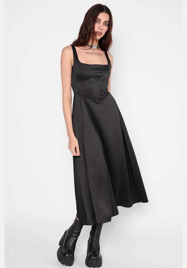 Alyx Satin Corset | MIDI DRESS