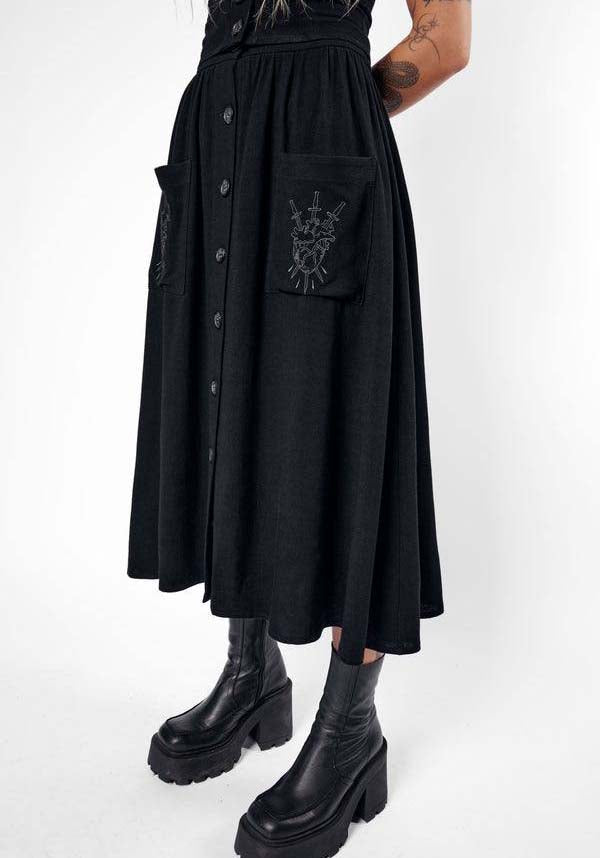 Kassandra Linen | MIDI SKIRT