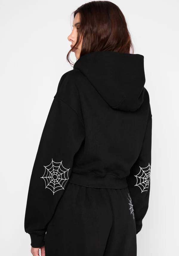Spinnerette | CROPPED ZIP HOODIE