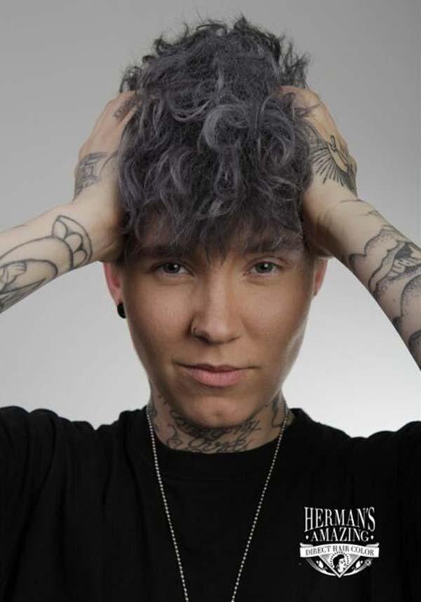 Mathilda Granny Grey | HAIR COLOUR - Beserk - all, clickfrenzy15-2023, cosmetics, discountapp, dye, dyes, fp, goth, grey, hair, hair color, hair colour, hair colours, hair dye, hair dyes, hair grey, hair silver, hermans colour, hermans hair colour, labelvegan, vegan