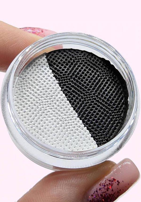 Black/White | CAKE WET EYELINER - Beserk - all, black, clickfrenzy15-2023, cosmetics, discountapp, eyeliner, eyes, eyeshadow cream, fp, labeluvreactive, labelvegan, liner, make up, makeup, may22, MM36617, R050522, special effects makeup, special fx makeup, uv, uv reactive, uvreactive, vegan, white