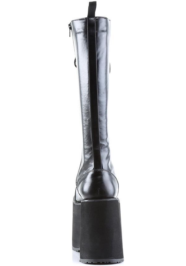 MEGA-602 [Black] | PLATFORM BOOTS [PREORDER] - Beserk - all, black, boots, boots [preorder], clickfrenzy15-2023, cyber, demonia, demonia shoes, discountapp, fp, goth, gothic, knee high, labelpreorder, labelvegan, men, mens shoes, platform, platforms, platforms [preorder], pleaserimageupdated, ppo, preorder, pricematched, shoes, vegan