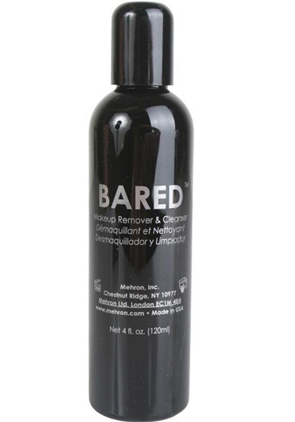 Bared | MAKEUP REMOVER AND CLEANSER [120ml] - Beserk - all, aug18, clickfrenzy15-2023, cosmetics, cpgstinc, discountapp, face, fp, halloween makeup, make up, makeup, mehron makeup, remover, skin care, skincare, special fx makeup, tomfoolery