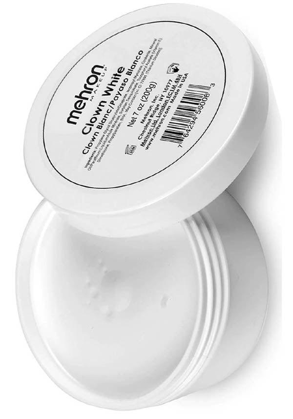 Clown White | FOUNDATION [200g] - Beserk - all, aug18, body, clickfrenzy15-2023, cosmetics, cosplay, cpgstinc, discountapp, face, face paint, foundation, fp, gothic, halloween, halloween makeup, mehron makeup, repriced260523, special fx makeup, tomfoolery, white