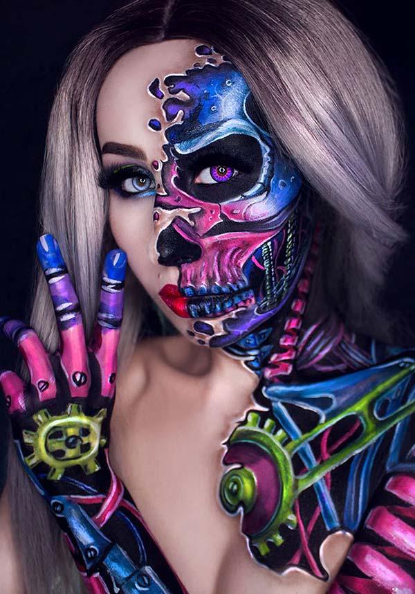 Paradise Makeup AQ [Basic] | FACE PAINT PALETTE - Beserk - all, black, body, clickfrenzy15-2023, cosplay, costume, cpgstinc, discountapp, face, face paint, fp, gothic, halloween, halloween cosmetics, halloween costume, halloween makeup, labelvegan, make up, makeup, mehron makeup, multicolour, oct20, palette, R041020, special effects, special effects makeup, special fx makeup, tomfoolery, vegan