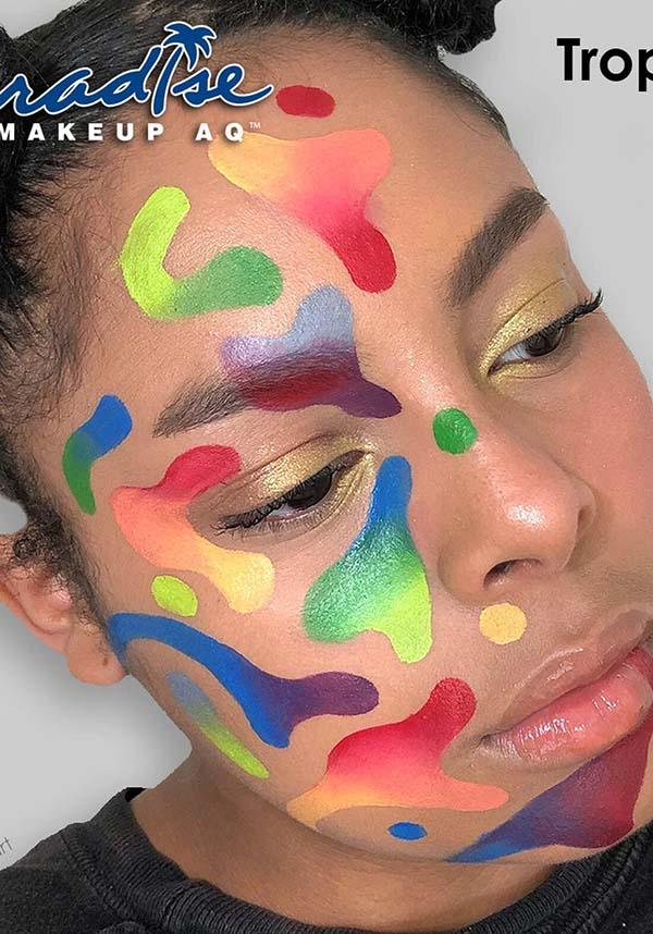 Paradise Makeup AQ [Basic] | FACE PAINT PALETTE - Beserk - all, black, body, clickfrenzy15-2023, cosplay, costume, cpgstinc, discountapp, face, face paint, fp, gothic, halloween, halloween cosmetics, halloween costume, halloween makeup, labelvegan, make up, makeup, mehron makeup, multicolour, oct20, palette, R041020, special effects, special effects makeup, special fx makeup, tomfoolery, vegan