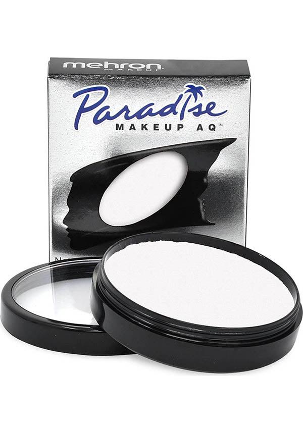 Paradise Makeup AQ [White] | FACE & BODY PAINT - Beserk - all, clickfrenzy15-2023, cosmetics, cosplay, costume, cpgstinc, cruelty free, discountapp, face paint, fp, gothic cosmetics, halloween, halloween cosmetics, halloween costume, halloween makeup, labelvegan, make up, makeup, mehron makeup, oct20, painting, R041020, special effects, special fx makeup, tomfoolery, vegan, white