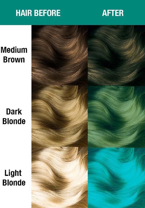 Mermaid | CLASSIC COLOUR - Beserk - 420sale, all, clickfrenzy15-2023, cosmetics, cpgstinc, discountapp, dye, ebaymp, fp, green, hair colour, hair dye, hair green, labeluvreactive, labelvegan, manic panic, manic panic hair, mermaid, rainbow, uv, uv reactive, uvreactive, uvreactive1, vegan