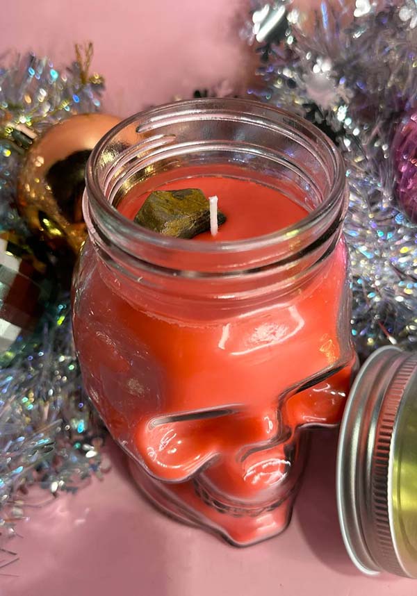 Persephone Grapefruit | SKULL JAR CANDLE*