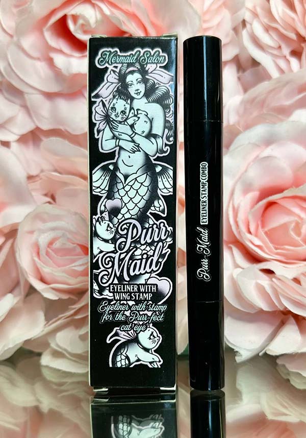 Purrmaid [Black] | EYELINER STAMP
