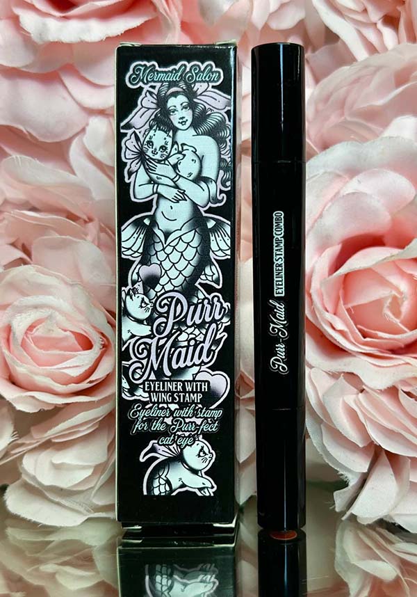 Purrmaid [Red] | EYELINER STAMP