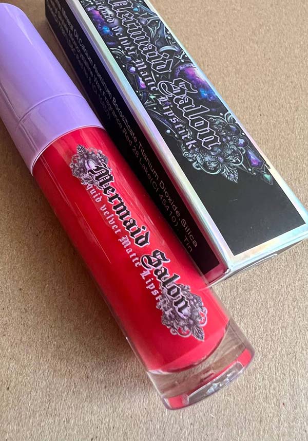 MERMAID SALON Ruby Doom | LIQUID VELVET LIPSTICK - Back