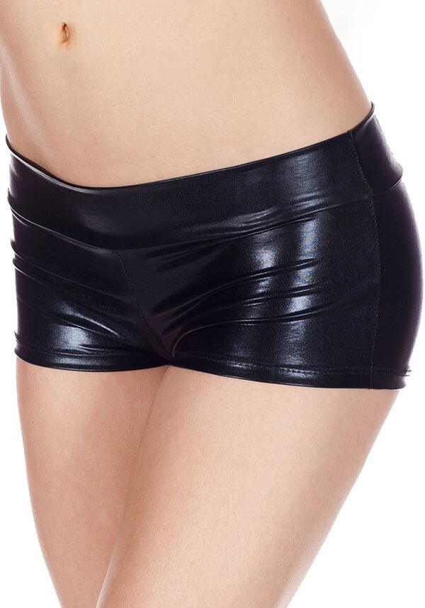 Metallic [Black] | HOT PANTS - Beserk - all, all clothing, all ladies, all ladies clothing, black, bravenkrazy, burlesque, clickfrenzy15-2023, cosplay, cpgstinc, derby, derby shorts, derby skirts and shorts, discountapp, fp, ladies, ladies clothing, ladies pants and shorts, mini shorts, music legs, roller derby, rollerderby, short, shorts, tight, tight fitting