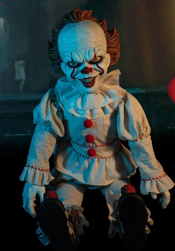 It 2017 | Pennywise 18&quot; MDS Roto PLUSH DOLL - Beserk - all, clickfrenzy15-2023, clown, cpgstinc, dec19, discountapp, doll, fp, horror, ikoncollectables, it, pennywise, plush, plush toy, plush toys, pop culture, toy, toys, vinyl toy