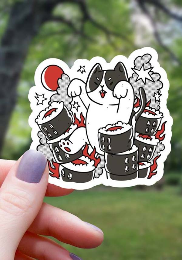 Catzilla in Nihon | STICKER