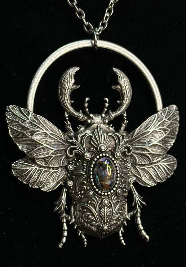 Scarab Rising Beetle | NECKLACE
