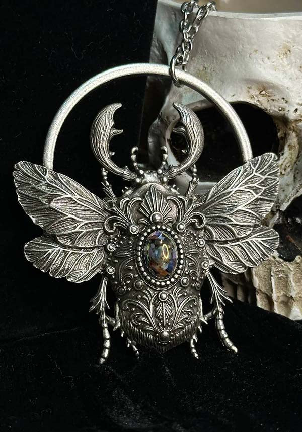 Scarab Rising Beetle | NECKLACE