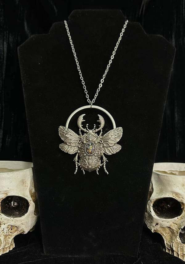 Scarab Rising Beetle | NECKLACE