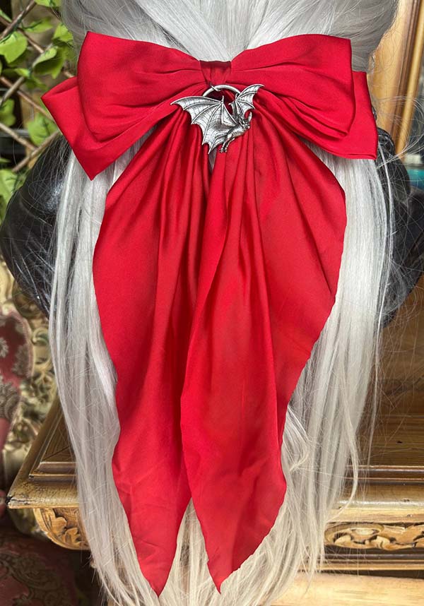 Screechers Of The Night [Red] | HAIR BOW