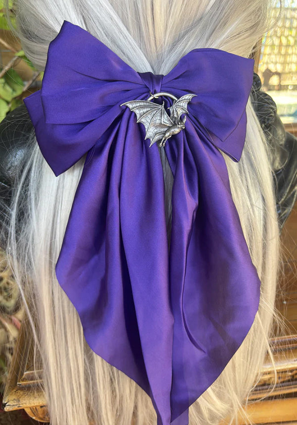 Screechers Of The Night [Purple] | HAIR BOW