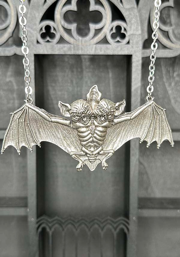 Two Faced Macabre Bat | NECKLACE [EXCLUSIVE]