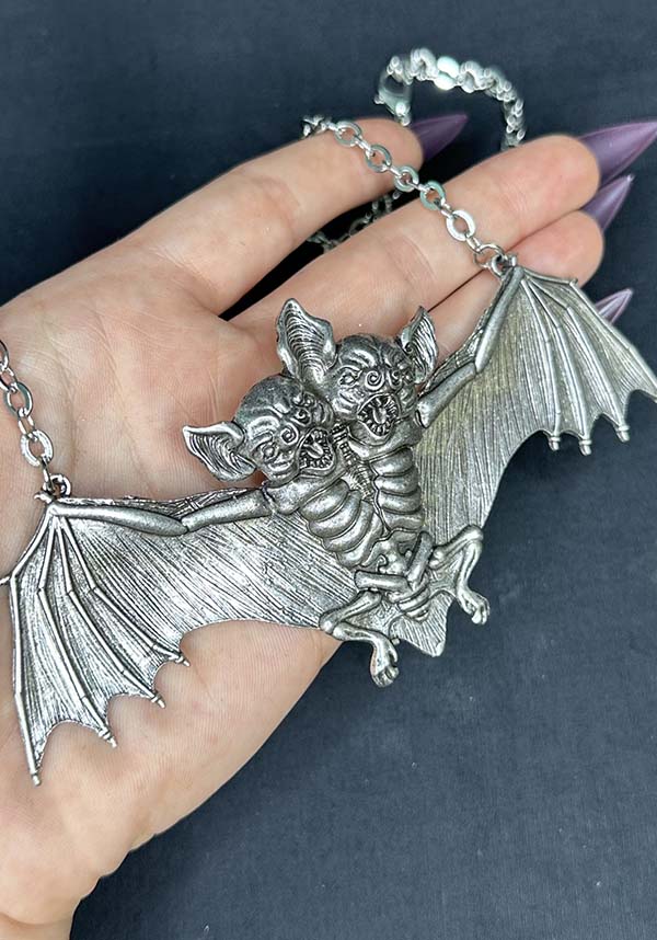 Two Faced Macabre Bat | NECKLACE [EXCLUSIVE]